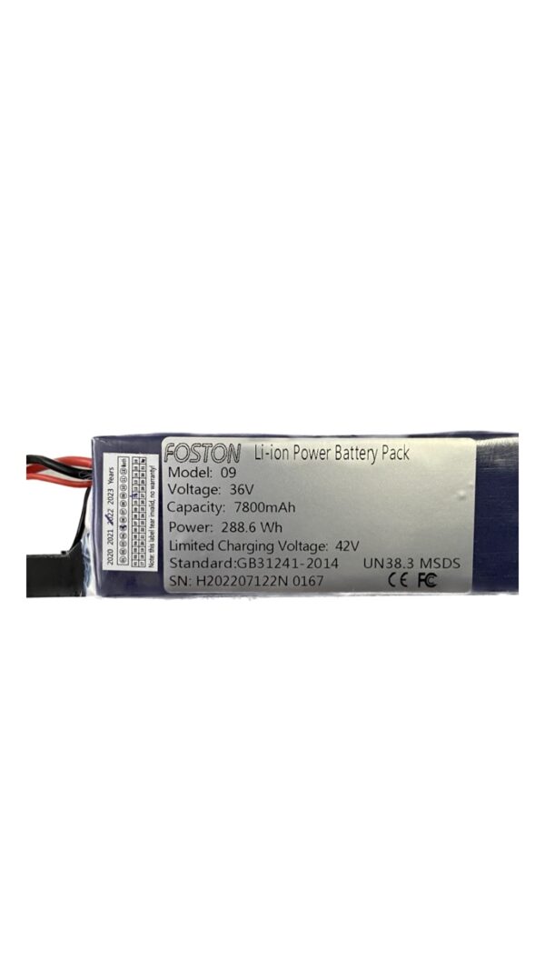 BATERIA 7.8AH 36V LITHIUM