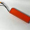 A bateria 7.8AH 48V LITHIUM tem eficiência e 700 ciclos, Personalizada 36v 7.8Ah, dimensões: (27cm x 6,9cm x 5,6cm), segura e com ótimo isolamento.